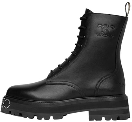 (Women) CELINE Lace-Up Ankle Boot 'Black Calfskin' 346293579C.38NO Buy (Women) CELINE Lace-Up Ankle Boot 'Black Calfskin' 346293579C.38NO