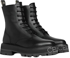 (W) 셀린느 블랙 카프스킨 레이스업 앵클 부츠 346293579C.38NO Order (W) 셀린느 블랙 카프스킨 레이스업 앵클 부츠 346293579C.38NO