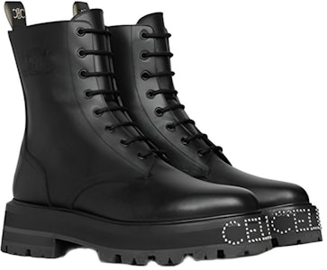 (W) CELINE Boot Ankle Tali 'Kulit Anak Sapi Hitam' 346293579C.38NO Order (W) CELINE Boot Ankle Tali 'Kulit Anak Sapi Hitam' 346293579C.38NO