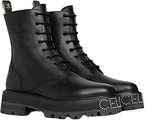 (Women) CELINE Lace-Up Ankle Boot 'Black Calfskin' 346293579C.38NO Order (Women) CELINE Lace-Up Ankle Boot 'Black Calfskin' 346293579C.38NO