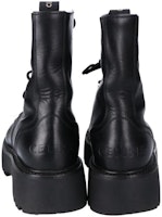 (W) 셀린느 블랙 카프스킨 레이스업 앵클 부츠 346293579C.38NO Shop (W) 셀린느 블랙 카프스킨 레이스업 앵클 부츠 346293579C.38NO