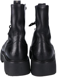(W) CELINE Boot Ankle Tali 'Kulit Anak Sapi Hitam' 346293579C.38NO Shop (W) CELINE Boot Ankle Tali 'Kulit Anak Sapi Hitam' 346293579C.38NO
