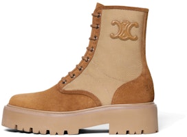 (Women) CELINE Lace-Up Short Boot 'Dark Beige' 354657005C.04DB (Women) CELINE Lace-Up Short Boot 'Dark Beige' 354657005C.04DB