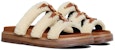 (W) CELINE Sandal Rata Kulit Domba 'Coklat Tan' 357283919C.03TV