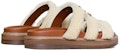 (W) CELINE Sandal Rata Kulit Domba 'Coklat Tan' 357283919C.03TV