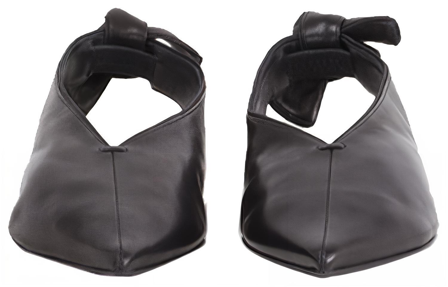 (W) CELINE Lambskin Pointed-Toe Flats 'Black' 圖 4