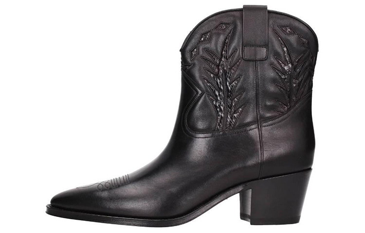 (Women) CELINE Leather Ankle Boot 'Black Fashion' 340054241C.38NO
