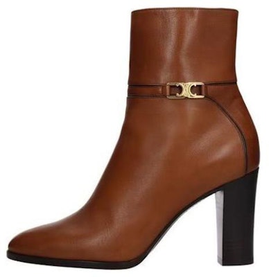 (Women) CELINE Leather Ankle Boot 'Brown' 336543190C.18TO Buy (Women) CELINE Leather Ankle Boot 'Brown' 336543190C.18TO