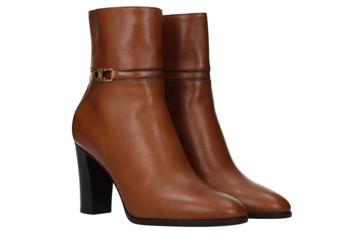 Order (W) Bota de Cuero Tobillera CELINE 'Marrón' 336543190C.18TO