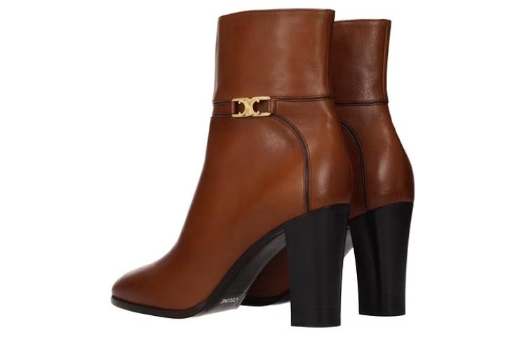 Lookbook (W) Bota de Cuero Tobillera CELINE 'Marrón' 336543190C.18TO