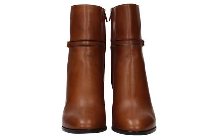 Shop (W) Bota de Cuero Tobillera CELINE 'Marrón' 336543190C.18TO
