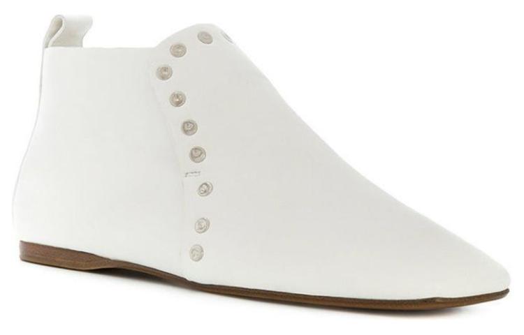 (W) CELINE Leather Ankle Boot 'White CMFT' 圖 2