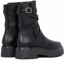 Lookbook (W) CELINE Boots Kulit Hitam 'Fashion Buckle' 351773607C.38NO