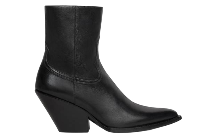 Order (W) Bottine en Cuir CELINE ''Noire Mode à Enfiler'' 353333492C.38NO