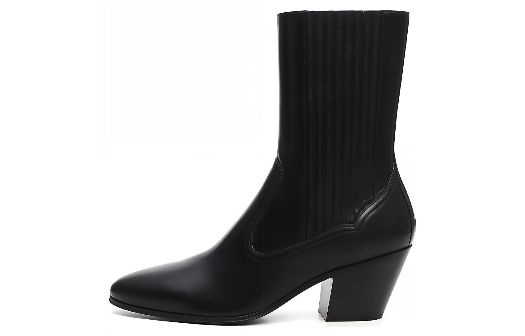 (Women) CELINE Leather Chelsea Boot 'Black' 339893190C.38NO