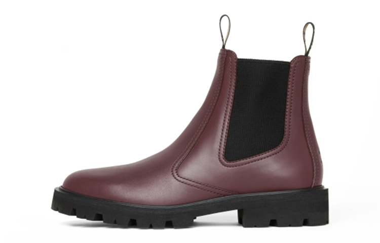 (W) CELINE Leather Chelsea Boot 'Red'