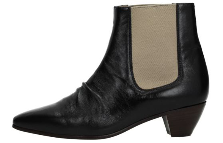 (Women) CELINE Leather Chelsea Boots 'Black' 325813AJ0C.38NO