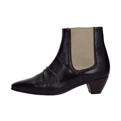 (W) CELINE Leather Chelsea Boots 'Black'