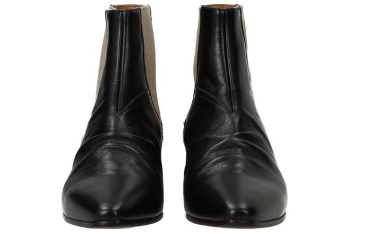 Shop (W) 셀린느 블랙 레더 첼시 부츠 (Celine Black Leather Chelsea Boots) 325813AJ0C.38NO