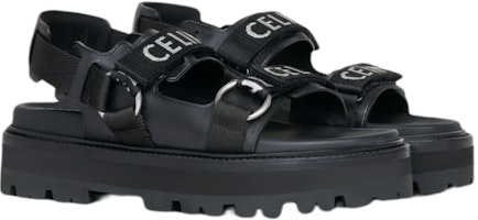 (W) CELINE Sandal Heels Tebal Kulit 'Black Fashion' 345583620C.38NO Lookbook (W) CELINE Sandal Heels Tebal Kulit 'Black Fashion' 345583620C.38NO