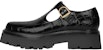 (W) CELINE Kasut Platform Kulit Cut-Out 'Hitam' 348613656C.38NO