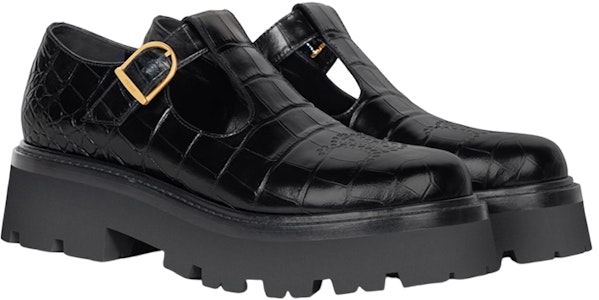 (W) CELINE Sepatu Derby Platform Kulit Cut-Out 'Hitam' 348613656C.38NO Shop (W) CELINE Sepatu Derby Platform Kulit Cut-Out 'Hitam' 348613656C.38NO