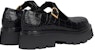 (W) CELINE Kasut Platform Kulit Cut-Out 'Hitam' 348613656C.38NO
