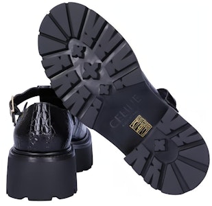 (W) CELINE Sepatu Derby Platform Kulit Cut-Out 'Hitam' 348613656C.38NO Details for (W) CELINE Sepatu Derby Platform Kulit Cut-Out 'Hitam' 348613656C.38NO