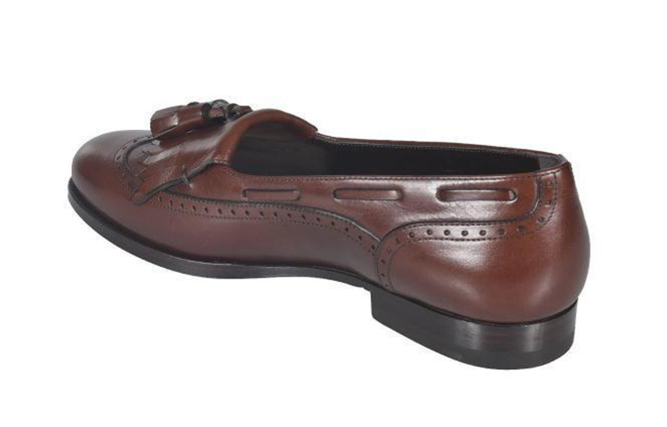 (W) CELINE Leather Flat 'Brown' 圖 4