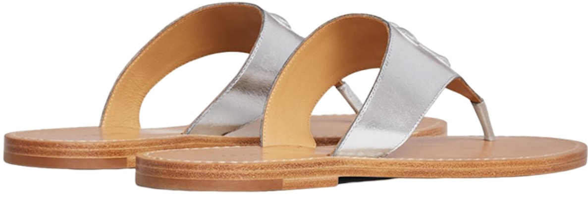 (Women) CELINE Leather Huarache Slide 'Silver' 345743093C.36AG Lookbook (Women) CELINE Leather Huarache Slide 'Silver' 345743093C.36AG