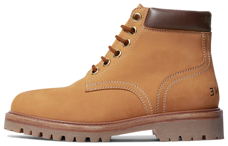 (Women) CELINE Leather Lace-Up Ankle Boots 'Brown' 344973584C.18LA