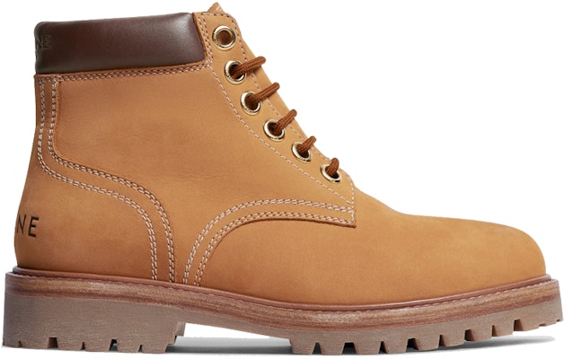 (Women) CELINE Leather Lace-Up Ankle Boots 'Brown' 344973584C.18LA Order (Women) CELINE Leather Lace-Up Ankle Boots 'Brown' 344973584C.18LA