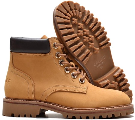 (Women) CELINE Leather Lace-Up Ankle Boots 'Brown' 344973584C.18LA Purchase (Women) CELINE Leather Lace-Up Ankle Boots 'Brown' 344973584C.18LA