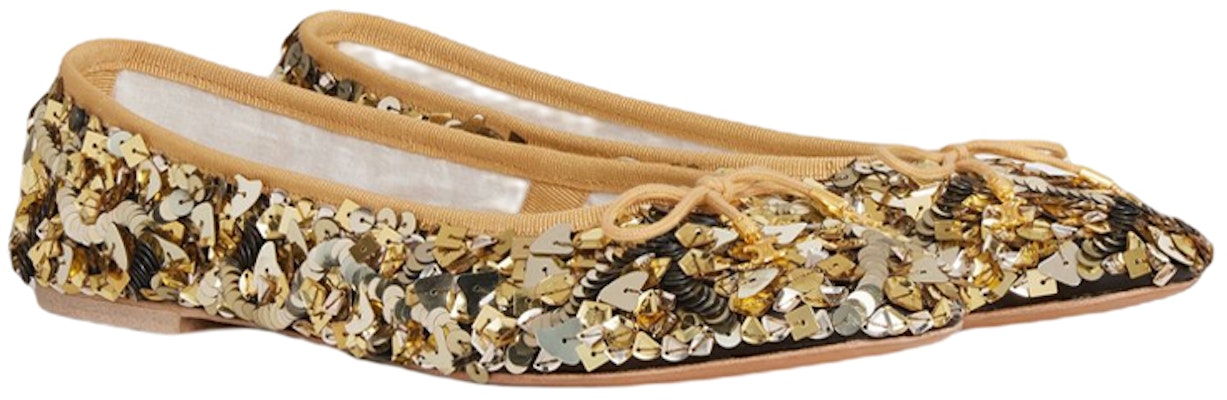 (Women) CELINE Leather Lace Flats 'Gold' 347313661C.35OR Lookbook (Women) CELINE Leather Lace Flats 'Gold' 347313661C.35OR