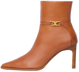 (W) CELINE But Kasut Kulit Logo 'Brown Kitten Heel' 352283190C.03HN Buy (W) CELINE But Kasut Kulit Logo 'Brown Kitten Heel' 352283190C.03HN