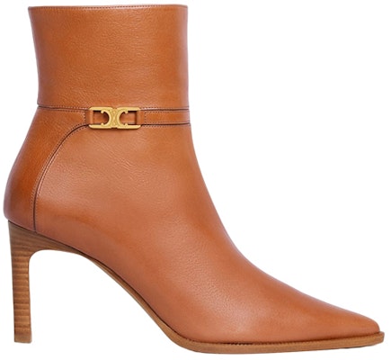 (Women) CELINE Leather Logo Ankle Boot 'Brown Kitten Heel' 352283190C.03HN Order (Women) CELINE Leather Logo Ankle Boot 'Brown Kitten Heel' 352283190C.03HN