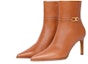 Lookbook (W) CELINE But Kasut Kulit Logo 'Brown Kitten Heel' 352283190C.03HN