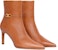 (W) CELINE But Kasut Kulit Logo 'Brown Kitten Heel' 352283190C.03HN