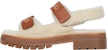 (W) Sandal Logo Kulit CELINE 'Putih Coklat' 350813699C.02NT