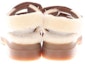 Purchase (W) Sandal Logo Kulit CELINE 'Putih Coklat' 350813699C.02NT