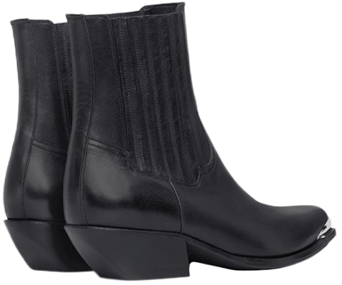 (W) セリーヌ レザー メタル トゥ チェルシーブーツ (黒) 348303492C.38NO Lookbook (W) セリーヌ レザー メタル トゥ チェルシーブーツ (黒) 348303492C.38NO