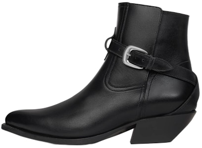 (W) CELINE 黑色尖头皮革短靴 347383492C.38NO Buy (W) CELINE 黑色尖头皮革短靴 347383492C.38NO