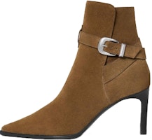 (Women) CELINE Leather Pointed Toe Ankle Boot 'Versatile' 351313358C.18TP (Women) CELINE Leather Pointed Toe Ankle Boot 'Versatile' 351313358C.18TP
