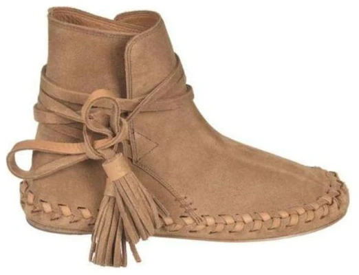 (W) Bota Cómoda de Cuero con Punta Redonda CELINE 'Marrón' 342273118C.04LU Order (W) Bota Cómoda de Cuero con Punta Redonda CELINE 'Marrón' 342273118C.04LU