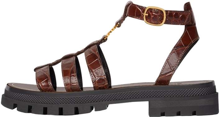 women-celine-leather-sandal-deep-brown-crocodile-343593656-c-19-dk