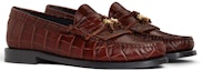 Lookbook (W) CELINE Kasut Kulit Slip-On Rata 'Coklat' 354163850C.19DK