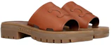 Shop (Women) CELINE Leather Slip-On Platform Sandals 'Brown' 348513778C.04LU