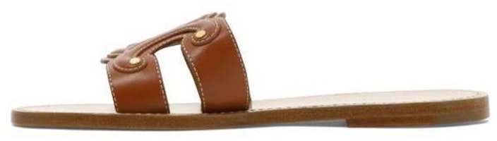 (Women) CELINE Leather Slip-On 'Fashion Sandal Brown' 352413767C.04LU (Women) CELINE Leather Slip-On 'Fashion Sandal Brown' 352413767C.04LU
