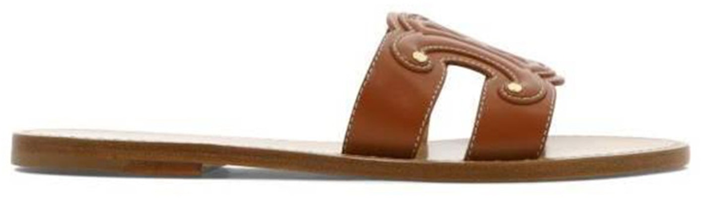 (W) Sandal Celine Slip-On Kulit 'Fashion Sandal Coklat' 352413767C.04LU Lookbook (W) Sandal Celine Slip-On Kulit 'Fashion Sandal Coklat' 352413767C.04LU