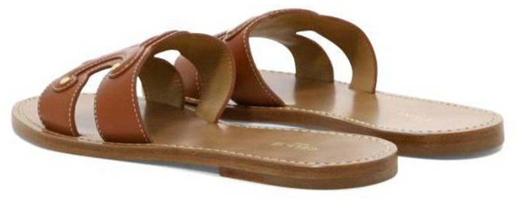 (W) Sandal Celine Slip-On Kulit 'Fashion Sandal Coklat' 352413767C.04LU Shop (W) Sandal Celine Slip-On Kulit 'Fashion Sandal Coklat' 352413767C.04LU